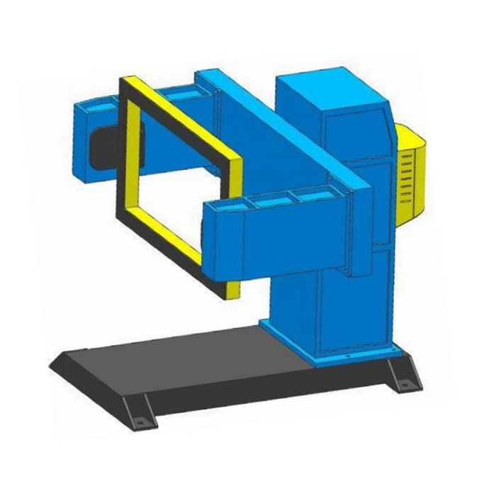 Double axis horizontal rotation frame series