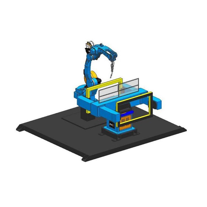 Three axis horizontal rotation positioner workstation